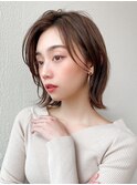 カーテンバングで大人女子なハッシュボブ【浦和】