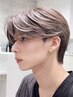 メンズカット + ブリーチ1回 + カラー + ダメージ補修TR ¥14000
