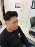 朝のセットが楽に★デザインパーマ + カット+お顔剃り ￥12500～