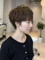 グレイン キャンバス 川崎(grain canvas.) オリーブベージュ♪ ショート 窪田