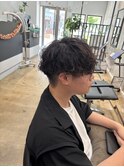 波巻きパーマ