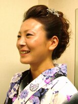 ふたば美容院 本店 双葉美容院 ちょっっぴり大人♪♪ポニテ風美人ヘアセット