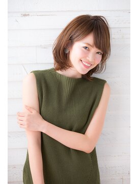 ガーデントウキョウ(GARDEN Tokyo) 【GARDEN】ひし形小顔はねないボブにワンカールパーマ【KOMAKI】