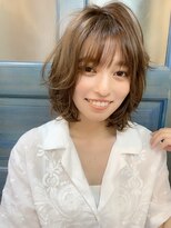 【アフロート重山】外ハネ小顔ひし形セミディ♪30,40代◎