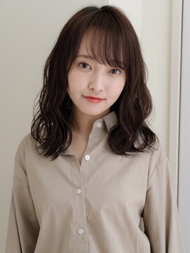 ロンドプランタン 恵比寿(Lond Printemps) 【Lond佐野】小顔モテふわミディ アッシュブラウン