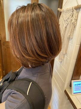 ラレイ(Lalei) 【ささき】すきバサミを使わないボブ×髪質改善カット