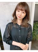 ヨシンモリくびれミディシースルーバングぱっつん前髪