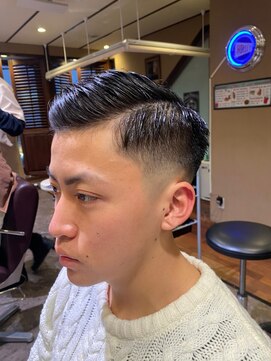 リットジェンツ 千葉(Lit Gents) サイドパート×スキンフェード【YUSUKE】