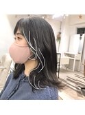 韓国くびれヘア☆あざと後れ毛☆外ハネボブ/鎖骨ミディアム