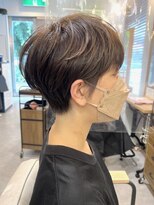 グラッシー センター北店(GLASSI)&nbsp;大人かわいい★美髪マッシュショート★オリーブグレージュ★坂田
