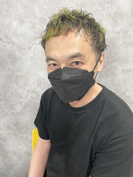 コーパル(copal) メンズヘアも遊び心を!カラーとパーマで作るオリジナルヘア