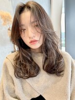 エムスラッシュ みなとみらい馬車道店(M SLASH)&nbsp;かきあげ前髪/センターパート/無造作/グレージュアッシュ/馬車道