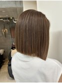 30代40代５０代女性白髪ぼかしハイライトスタイル　ボブ