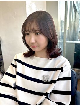 アリスバイアフロート 自由が丘(ALICe by AFLOAT) くびれミディアム￥レッドブラウン