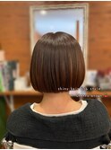 大人可愛い小顔前下がりボブ×ナチュラルボブ×ミニボブ20代30代