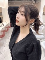 ラルムバイシー 新宿(LARME by Sea)&nbsp;韓国顔周りxレイヤーセミディ/姫カット/ワンカール/シアーカラー