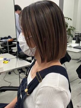 ジルブラン 横浜関内(JIL BLAN) ハイライトバレイヤージュダブルカラーケアブリーチ30代40代