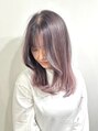 ヘアースタジオゼン アドバンス(hair studio Zen advance) 韓国風レイヤー&バレイヤージュ【ホワイトピンクラベンダー】
