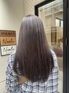ニール シトロン 名古屋 伏見 丸の内(NEELU citron) 【Neelu_citron_hachi】ダークブラウン×レイヤーカット
