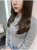 柔らかブラウン/レイヤー/内巻き/韓国ヘア