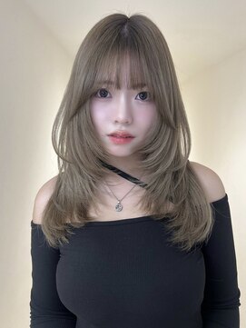 アイトーキョーエス 渋谷(AI TOKYO S) ロングレイヤーハイレイヤー韓国レイヤーハッシュカット渋谷