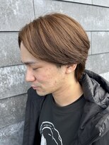 ヒュイル バイ ニアウ(Hwyl by Niau)&nbsp;メンズマッシュセンターパートスパイラルパーマニュアンスパーマ