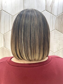 ビューティドレッセヤマノ 池袋パルコ(Beauty Dresse YAMANO) 【白髪ぼかし】ハイライト/ボブ/バレイヤージュ