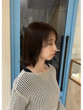 シアン 栄店(CYAN.) 重すぎないぷつっと外はねボブ