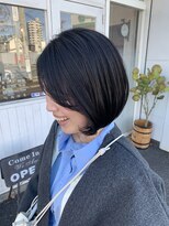 クオリア(Quaria)&nbsp;グレーブラック×ショートボブ