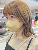 クラップス 杉田店(CLAPS)&nbsp;ぱつっと外はねボブ/顔周りレイヤー/小顔カット/トリートメント