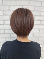 アッシュ 稲田堤店(Ash) ピンクブラウン×ショートボブ