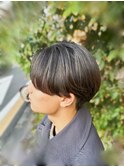 ダブルカラー ハイライトカラー グレージュ