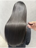 髪質改善縮毛矯正,レイヤー,縮毛矯正,白髪ぼかしハイライト.