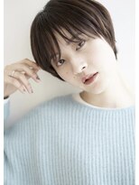 トリッカ 銀座(tricca)&nbsp;暗髪ショート／シースルーバング／チョコレートブラウン