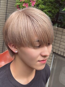 スタジオフォーエイチ(STUDIO 4H) ラウンドマッシュ/ホワイトブロンド/シースルーマッシュ