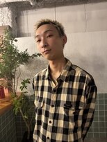 ソーレ(sole)&nbsp;yosukeベリーショートブロンド金髪スパイキーショート