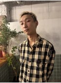 yosukeベリーショートブロンド金髪スパイキーショート