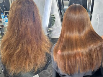ヘアエステサロン ナチュール(Nature)の写真/今までにない艶と質感が持続する話題のMETEO髪質改善ストレート
