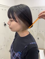 アッシュ 下北沢店(Ash) ブリーチ二回でホワイトインナーカラー