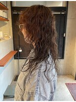 エニイ(ANY)&nbsp;デザインカラー/オリーブベージュ/ウエットヘア【千葉／パーマ】