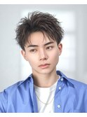 スパイキーフェザーツーブロック短髪