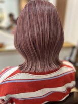 リプルバイメグ(Ripple by mEg)&nbsp;結べるボブ　×　ピンクベージュ