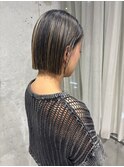 【VENTI 子安】切りっぱなしボブ×ハイライト