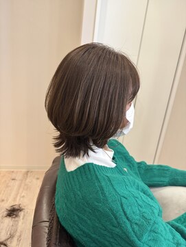 カミノワ(kaminowa) 白髪率20%おすすめヘア/40代/50代/60代/白髪ぼかし/くびれヘア