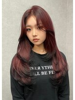 シエンゴールド(CIEN gold)&nbsp;レイヤーカット/裾カラー/ブリーチ#浜松駅#カラー#ブリーチ