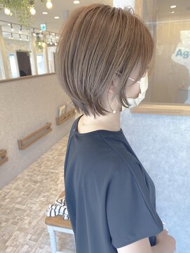 初めてのショート☆ 短すぎない小顔ショートボブ☆ 韓国風