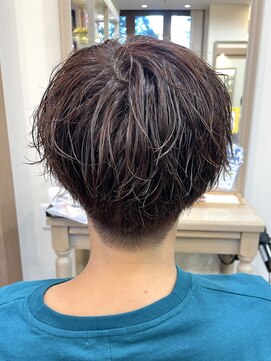 クラゲヘアー/小顔/ココアベージュ/オリーブグレー/中村