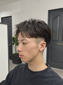 ログ(LOG) メンズショート 高松フェザーパーマ