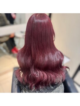 ソレイユ(Soleil) ボルドー/ブリーチなしピンク/ワンカラー/暖色カラー