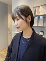 セブンベルベット(7 Velvet)&nbsp;耳掛けボブ/ボブ/アッシュベージュ　【福岡聖容】